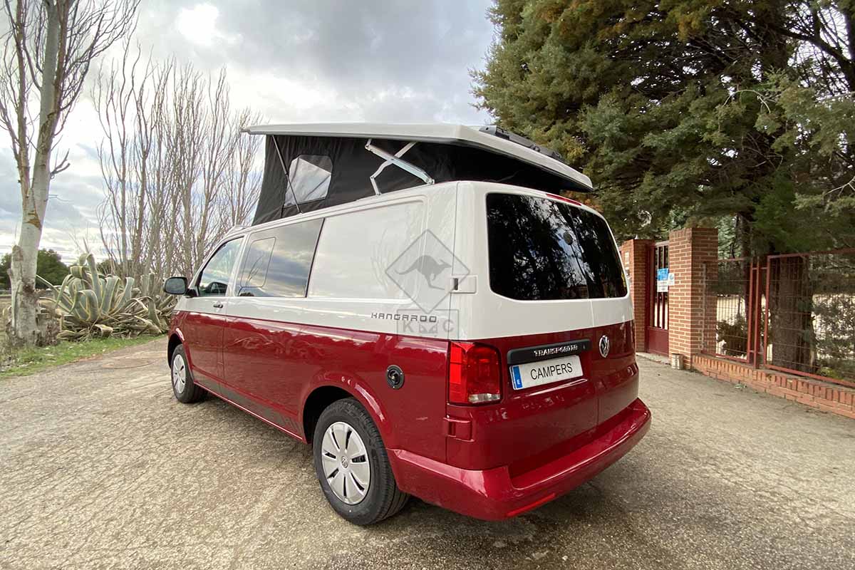 Camper Volkswagen transporter T6 Sydney 2 exterior trasero