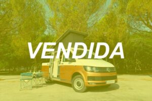 Camper Volkswagen Transporter T6 102cv en venta con letrero vendida