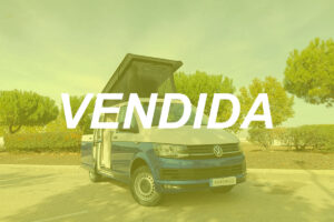 Furgoneta camper Volkswagen Transporter T6 102cv en venta segunda mano vendida